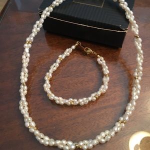 Necklace Genuine Freshwater Pearl Set